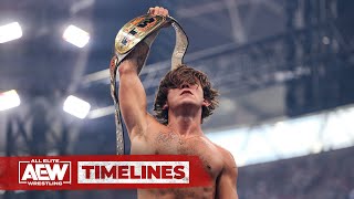 The RISE of the Cold-Hearted Handsome Devil & FTW Champion: HOOK! | AEW Timelines