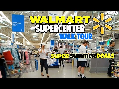 Shopping at Walmart Supercenter: A Complete Walkthrough Tour in City of Industry