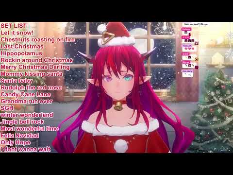 SantaRyS Sings Kanashimi no Mukou e (悲しみの向こう へ) by Kanako Itou  【IRyS' Christmas Unarchived Karaoke】