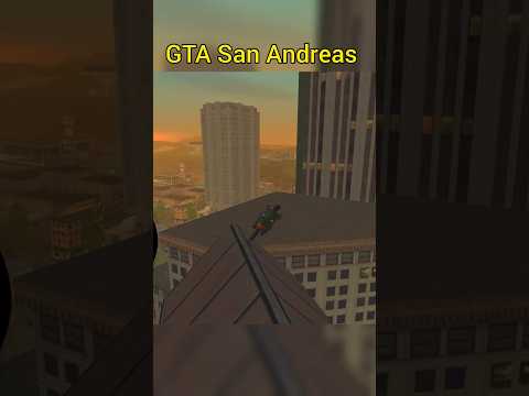 LOS SANTOS BULIDING JUMP SMOKE & CJ GTA SAN ANDREAS #gtasanandreas #shorts