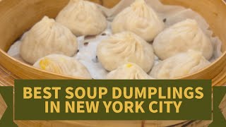 The BEST Crab and Pork Meat Soup Dumplings in NYC - Joe's Shanghai