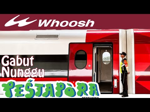 Random Trip on WHOOSH While Waiting for Pestapora 2024 - Walkthrough & Best Seat (Part 1: JKT-BDG)