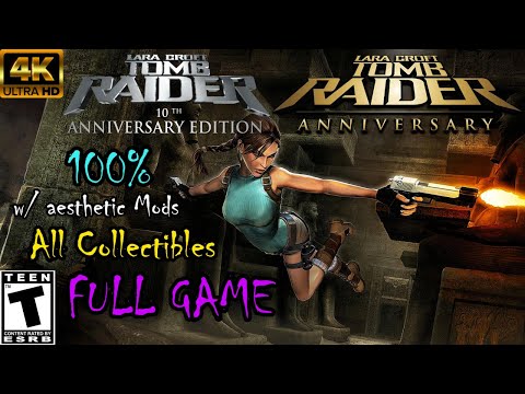 Tomb Raider: Anniversary - 100% Full Playthrough + Croft Manor (All Collectibles) / Aesthetic Mods