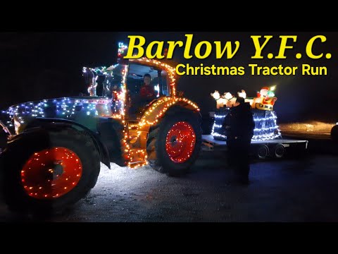 Friday 13th Barlow Y F C  Christmas Tractor Run 2024