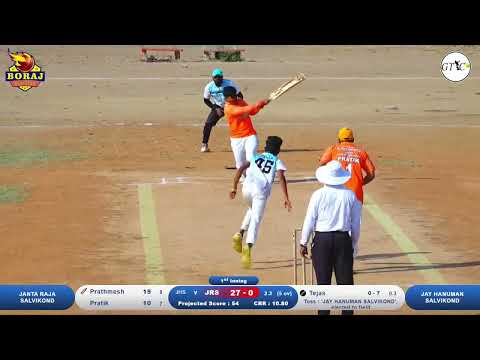 Janta Raja Salvikond Vs Jai Hanuman Salvikond Match At ब्लास्टर्स चषक २०२४