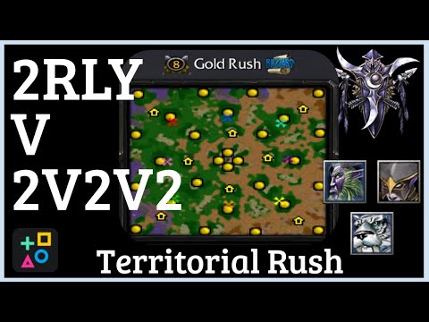 ⬜🏹Gold Rush [2v2v2v2] - Human & Night Elf vs. Many - Lym POV