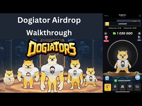 Dogiators Airdrop Telegram Bot Walkthrough | Maximize your airdrop share