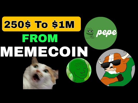 1.14 Million Dollar From 250$ | Pepe Memecoin | Wojak Memecoin | Mumu Memecoin | Reality Of Memecoin