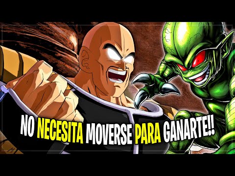 No necesita MOVERSE para GANARTE!! Este SHOW es PURO FUEGO!! DRAGON BALL FIGHTERZ