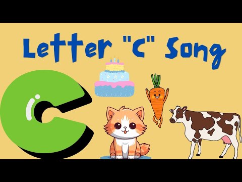 letter "c" song - abc song for toddlers and kids