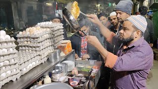 India's Fastest Omelet Making | Bread Cheese Omelette | Indian Street Food