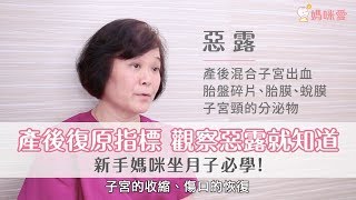 產後復原指標，觀察惡露就知道｜媽咪愛MamiLove嚴選內容