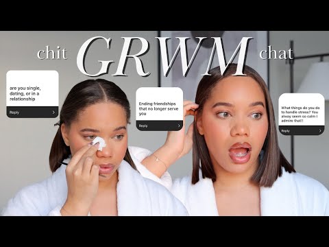 single AGAIN, losing friends, quitting vlogging, etc | CHIT CHAT GRWM