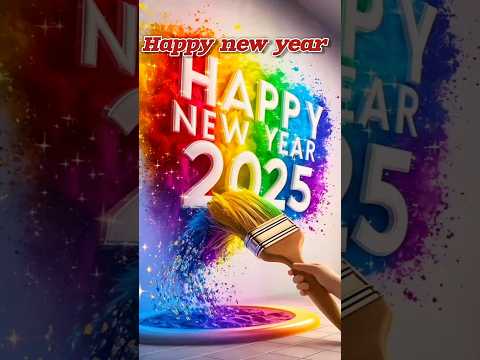 Wish you all a very Happy new year you & your family |In some hours jump into 2025