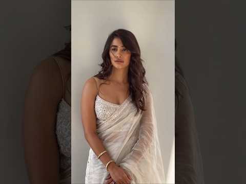 POOJA HEDGE HOT LOOK SAREE🥵🔥 | NAVEL SHOW 🤤 |#poojahegde #poojahegdefashionlooks #thalapathy69#navel