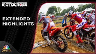 Pro Motocross 2024 EXTENDED HIGHLIGHTS: Round 10, Budds Creek | 8/17/24 | Motorsports on NBC