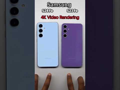 Samsung S24 Fe vs Samsung S23 Fe Speed Test🚀- #samsung #shorts