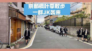 【日本散步】日本高中生放学啦！路过日本高中，清一色的校服，我承认我喜欢！也看到了很多日本小学生