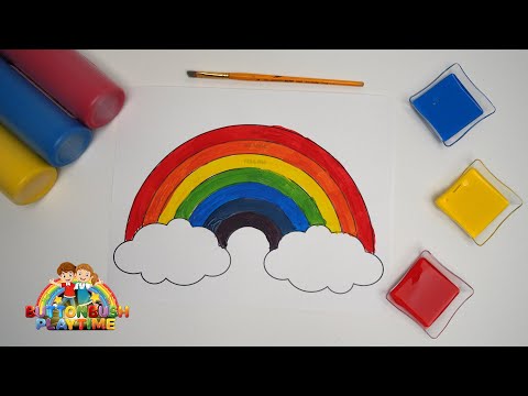 Best Learning Video for Toddlers to Learn Color Mixing with Paint!