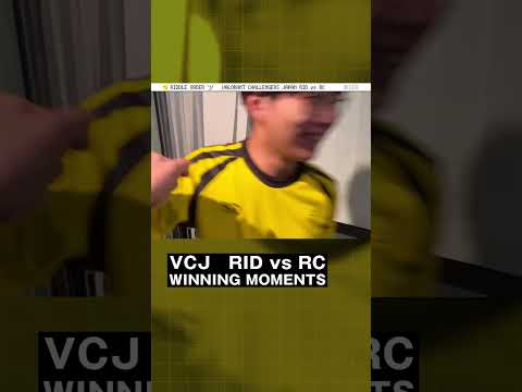 RIDDLE VS RC WINNING MOMENTS #ridwin #valorant