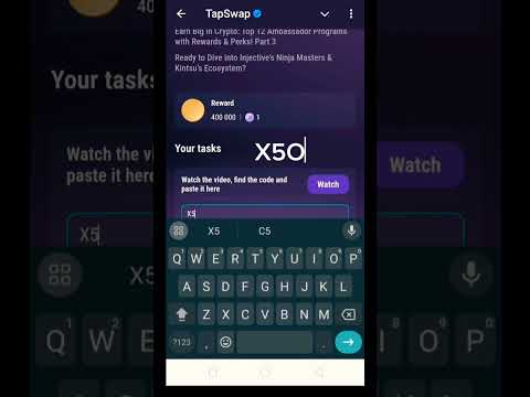 Earn big in crypto part 3 | Tapswap code | Tapswap code today earn big in crypto part 3