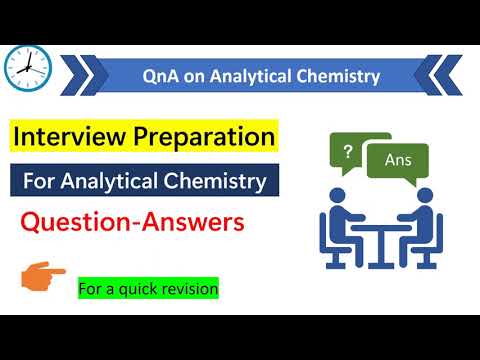 Analytical chemistry interview question and answers | Interview preparation for analytical chemistry