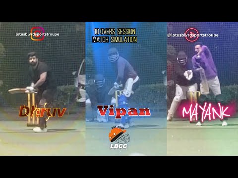 8th Feb 10 Overs Match Simulation#cricketlover #cricketshorts #cricketvideo #batting #netsession