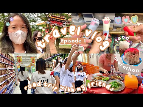 travel vlog eps. 1 | strolling around singkawang🌥|road trip with my friends 🚘| food marathon 🍕