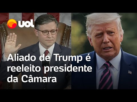 Republicano Mike Johnson é reeleito presidente da Câmara dos Estados Unidos