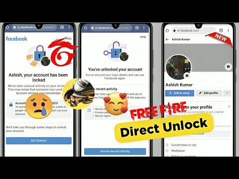 How To Unlock Facebook Account (2024) | Fix Your Account Has Been Locked Facebook |