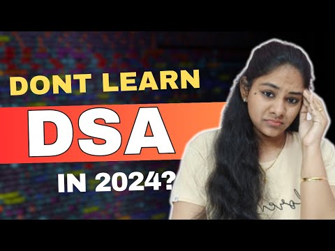 Is DSA important in 2024??? | DSA Roadmap | Tech with Ramya