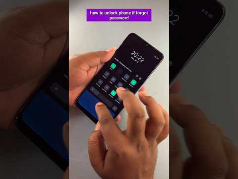 how to unlock phone if forgot password #shorts #ytshorts