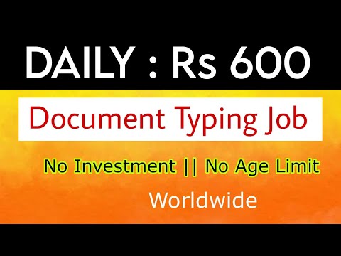 📢 EARN : Rs 600 Daily 🤑 TYPING JOB | No Investment |Work From Home | 19th March Answers @FrozenReel