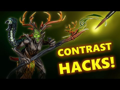 Contrast Hacks! Painting a Branchwych for Warhammer Age of Sigmar | Sylvaneth Tutorial