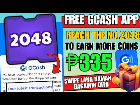 NAKALIBRENG ₱335 GCASH=SWIPE LEFT AND RIGHT(ABUTIN ANG 2048 NUMBER)LIVE CASHOUT#earningapp#earngcash