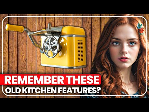 17 Old Kitchen Features.. That Have FADED Into History