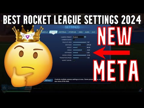 The NEW BEST Rocket League Settings 2024 | Camera, Sensitivity, Controller, & MORE Settings Guide