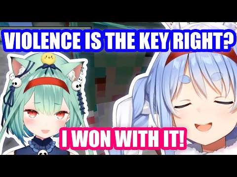 Rushia's Talent for Violence is the Key to Winning in the Obstacle Race 【Hololive English Sub】