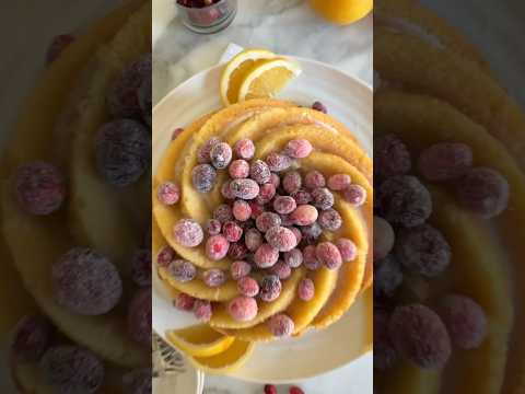 ✨Cranberry-Orange Bundt Cake✨ #baking #recipe