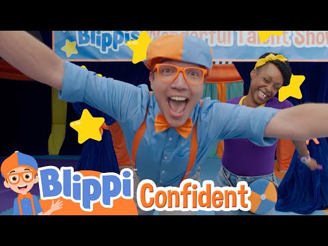 Blippi's I Love Who I Am Song | Blippi Dove Self Esteem Project | Kids Cartoons | Party Playtime!