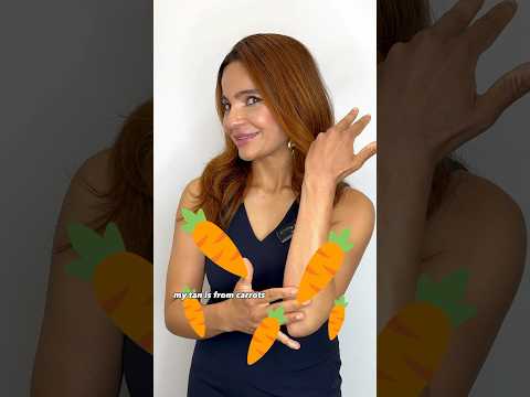 Is “Carrot Tan” Real?!🥕 #carrot #trending