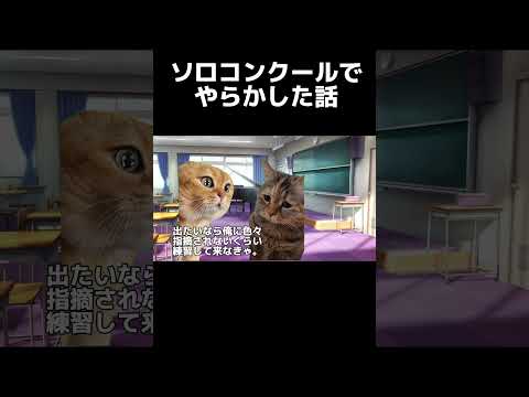 【猫ミーム】ソロコンクールに挑戦してやらかした話。#shorts