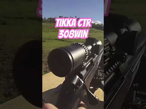 Tikka CTR 308 #ozziereviews #tikka #308 #shooting #rifle  #firearms #longrangeshooting #viralshorts