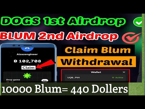 Blum Airdrop Claim || Listing Date And withdrawal - Exchange Listing