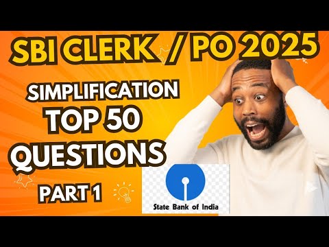 Crack Sbi Po/Clerk|Quants Top 50 Simplification questions|Sbi Po 2024|Bank Exam #bankexamsaptitude