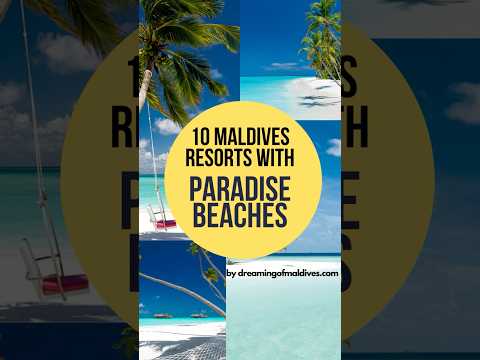 10 Best Beaches in Maldives Resorts #shorts