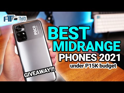 Best BUDGET Midrange Phones 2021 & early 2022 under P15,000 for Gaming, Photography, Online Classes