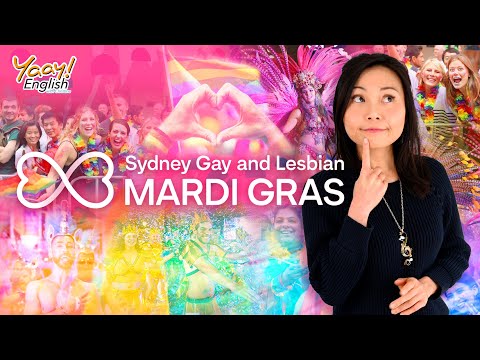 【Yaay English 學英文】Learn English through Story | What is LGBTQ + | Sydney Mardi Gras | 悉尼同志遊行