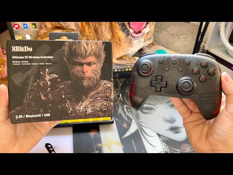 Que Controle Lindo! 8bitdo Black Myth Wukong Edição Especial - Ultimate 2c Wireless