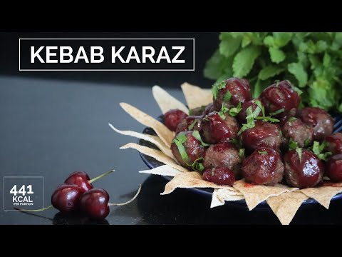 Kebab karaz - cherry kebab - meatballs with cherry sauce - cherry kaboob - كباب كرز‎